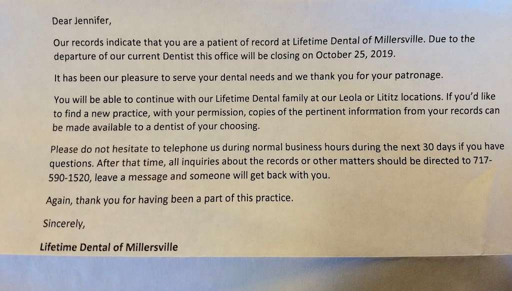 Millersville Lifetime Dental | 365 Comet Dr, Millersville, PA 17551, USA | Phone: (717) 872-7881