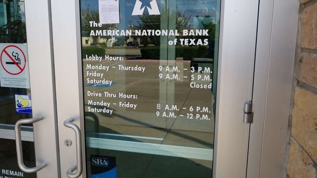American National Bank of Texas | 5320 Lakeview Pkwy, Rowlett, TX 75088, USA | Phone: (972) 475-3501