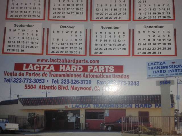 Lactza Transmission Hard Parts | 5504 Atlantic Blvd, Maywood, CA 90270, USA | Phone: (323) 773-3053