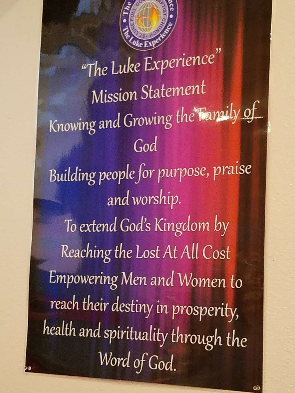 St Luke Full Gospl Baptist | 4230 Orange Blossom Trail, Mt Dora, FL 32757, USA | Phone: (352) 735-9199