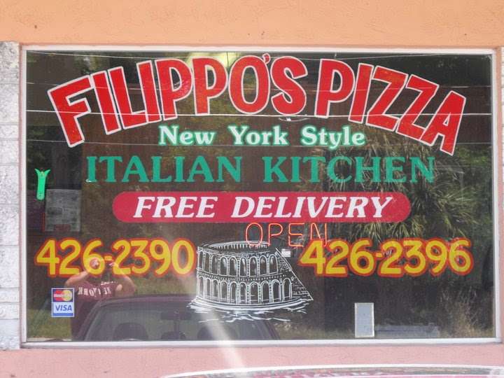 Filippos Pizza | 132 W Park Ave #10, Edgewater, FL 32132, USA | Phone: (386) 426-2390