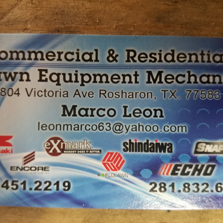 Leons Lawn Mower Repair on the go | 2870, 4804 Victoria Ave, Rosharon, TX 77583 | Phone: (281) 509-4671