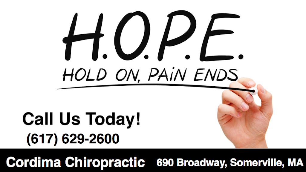 Cordima Chiropractic Center | 690 Broadway, Somerville, MA 02144 | Phone: (617) 629-2600