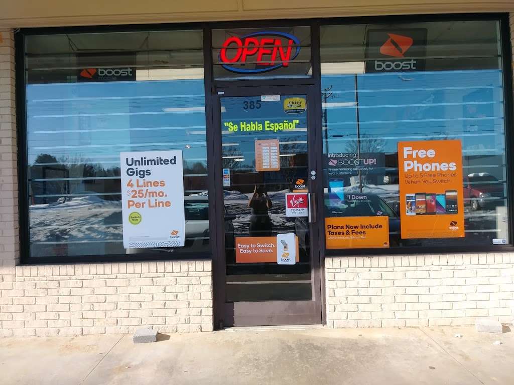 Boost Mobile | 385 E Plaza Dr, Mooresville, NC 28115, USA | Phone: (704) 664-2224