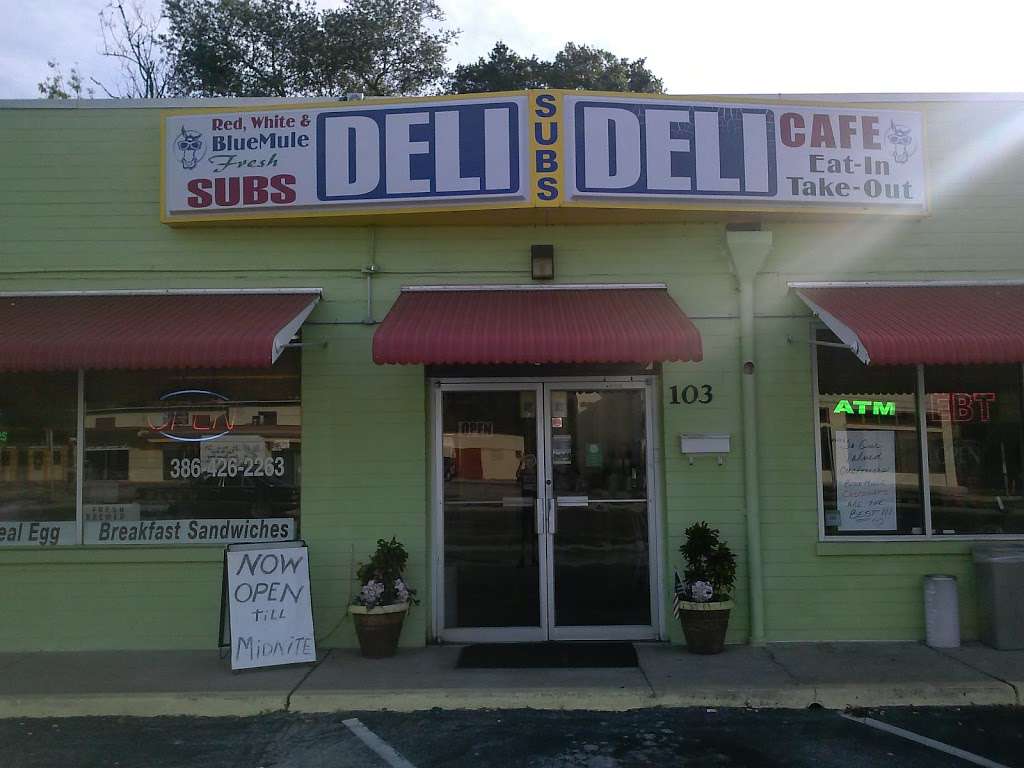 Blue Mule Deli | 103 N Ridgewood Ave, Edgewater, FL 32132, USA | Phone: (386) 426-2263