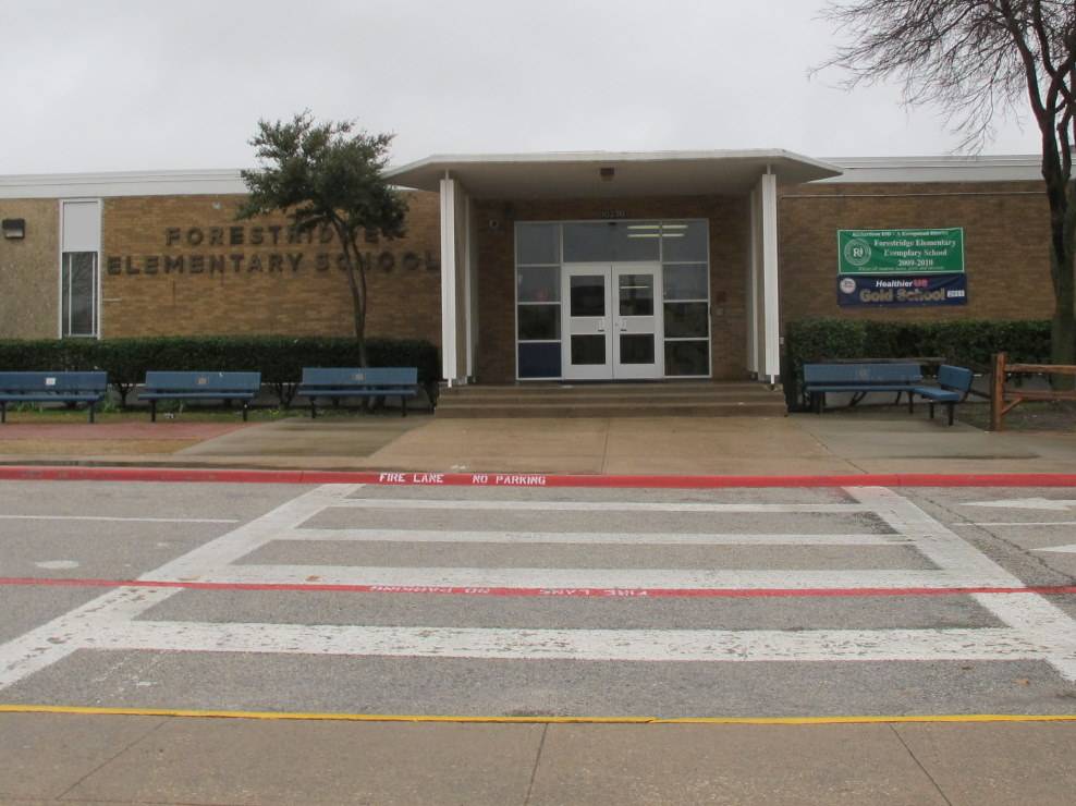 Forestridge Elementary School | 10330 Bunchberry Dr, Dallas, TX 75243, USA | Phone: (469) 593-8500