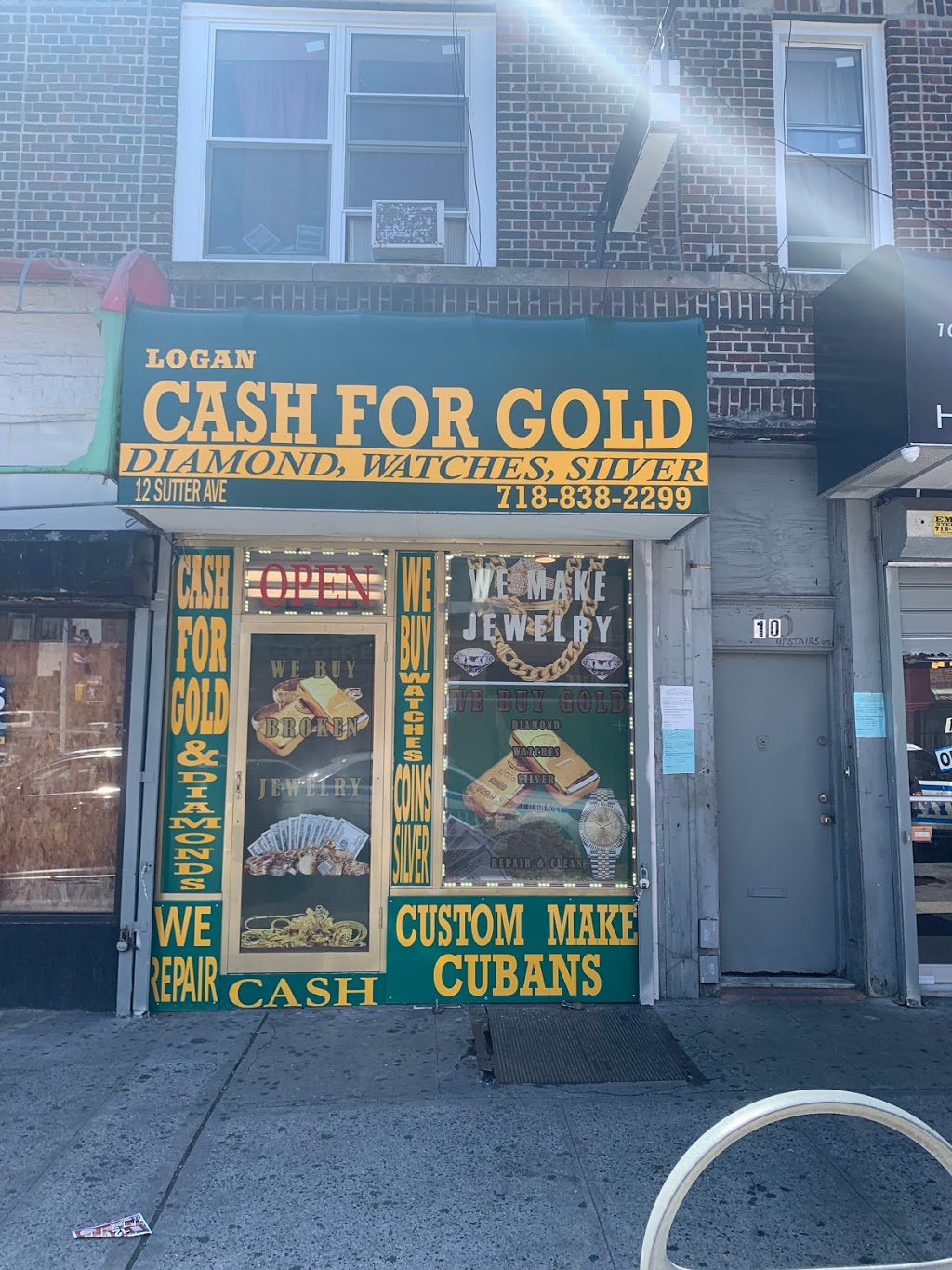 Logan Cash for Gold | 12 Sutter Ave, Brooklyn, NY 11212, USA | Phone: (718) 838-2299