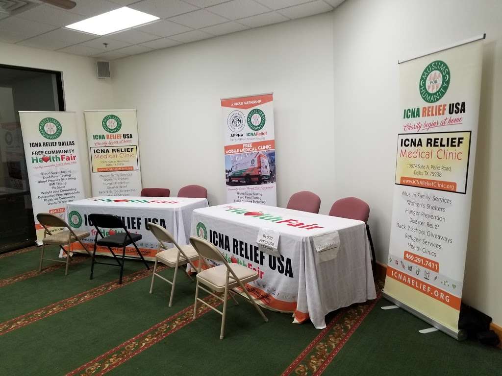 ICNA Relief Free Medical Clinic | 10874 Plano Rd suite a, Dallas, TX 75238, USA | Phone: (469) 291-7411