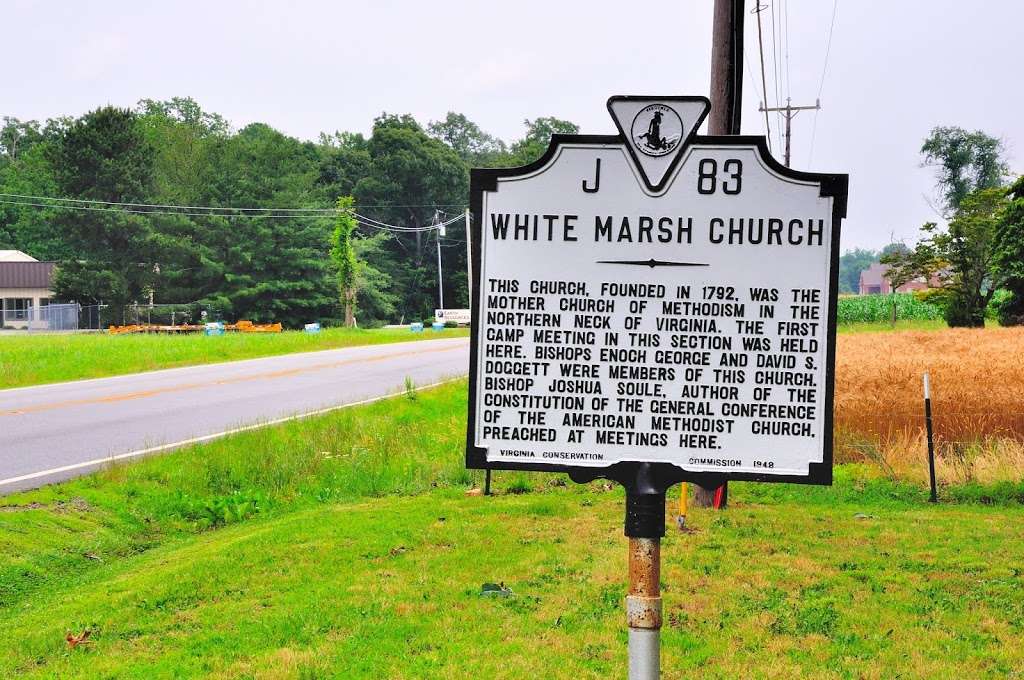 Historic White Marsh Church | 11040 Mary Ball Rd, Lancaster, VA 22503, USA | Phone: (804) 543-8861