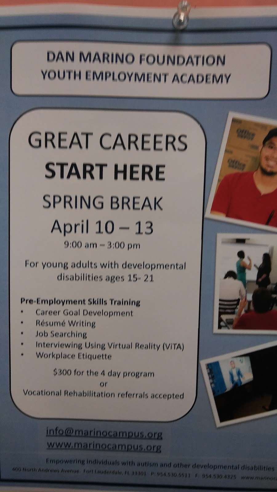 Vocational Rehabilitation | 1400 W Commercial Blvd #115, Fort Lauderdale, FL 33309 | Phone: (954) 202-3800