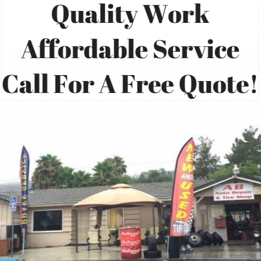 AB Auto Repair & Tire Shop Inc | 15353 Grand Ave, Lake Elsinore, CA 92530, USA | Phone: (951) 678-1505