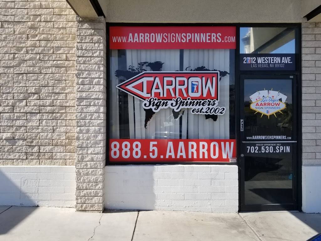 AArrow Sign Spinners | 2012 Western Ave, Las Vegas, NV 89102, USA | Phone: (702) 530-7746