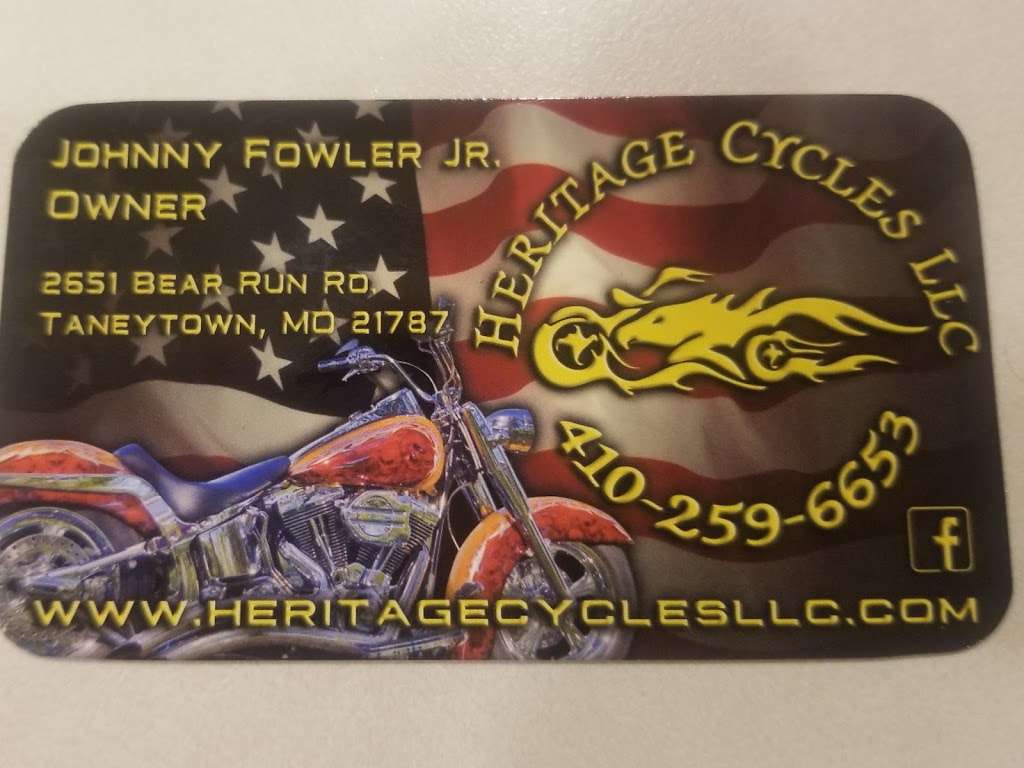 Heritage Cycle llc | 2651 Bear Run Rd, Taneytown, MD 21787, USA | Phone: (410) 259-6653