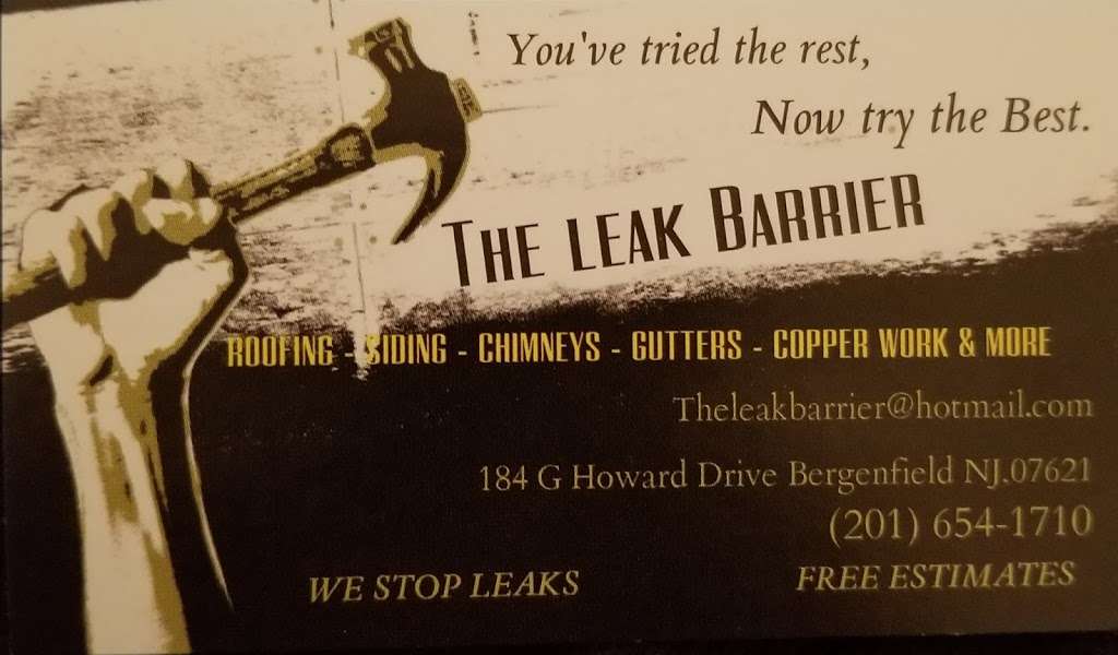 The Leak Barrier | 184 Howard Dr G, Bergenfield, NJ 07621, USA | Phone: (201) 654-1710