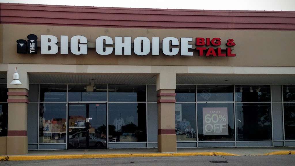 Big Choice Big & Tall Menswear | 4338 E New York St, Aurora, IL 60504 | Phone: (630) 851-6105