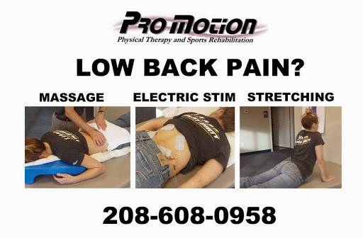 Pro Motion Physical Therapy Boise | 1101 N 28th St, Boise, ID 83702, USA | Phone: (208) 608-0958