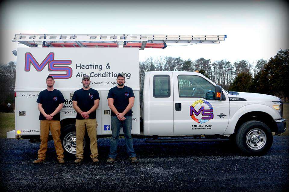 M S Heating & Air Conditioning Inc. | 315 Refuge Church Rd, Stephens City, VA 22655, USA | Phone: (540) 869-0089