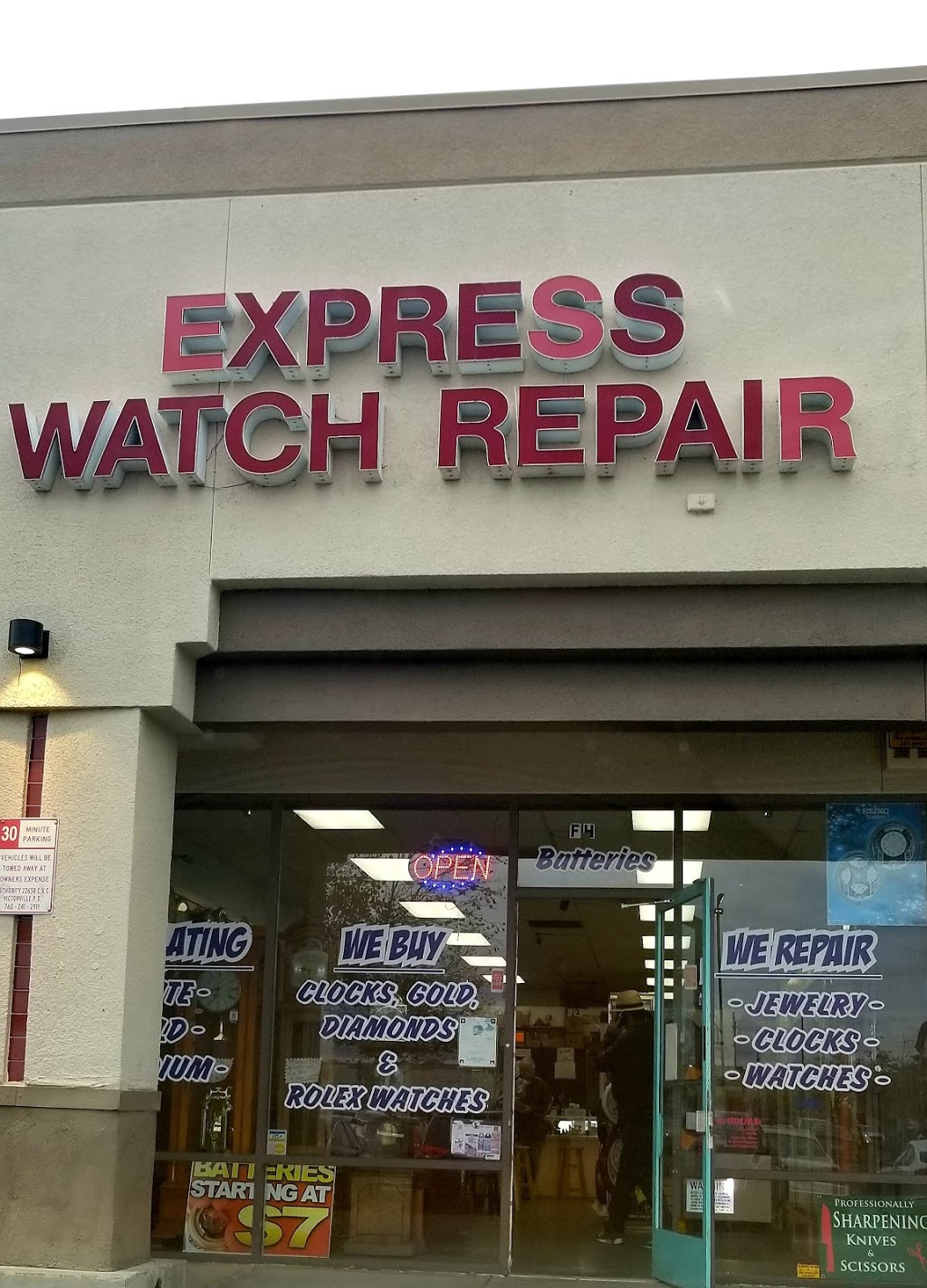 Express Watch Repair | # F4 12353, 6015, Mariposa Rd, Victorville, CA 92395, USA | Phone: (760) 955-2363