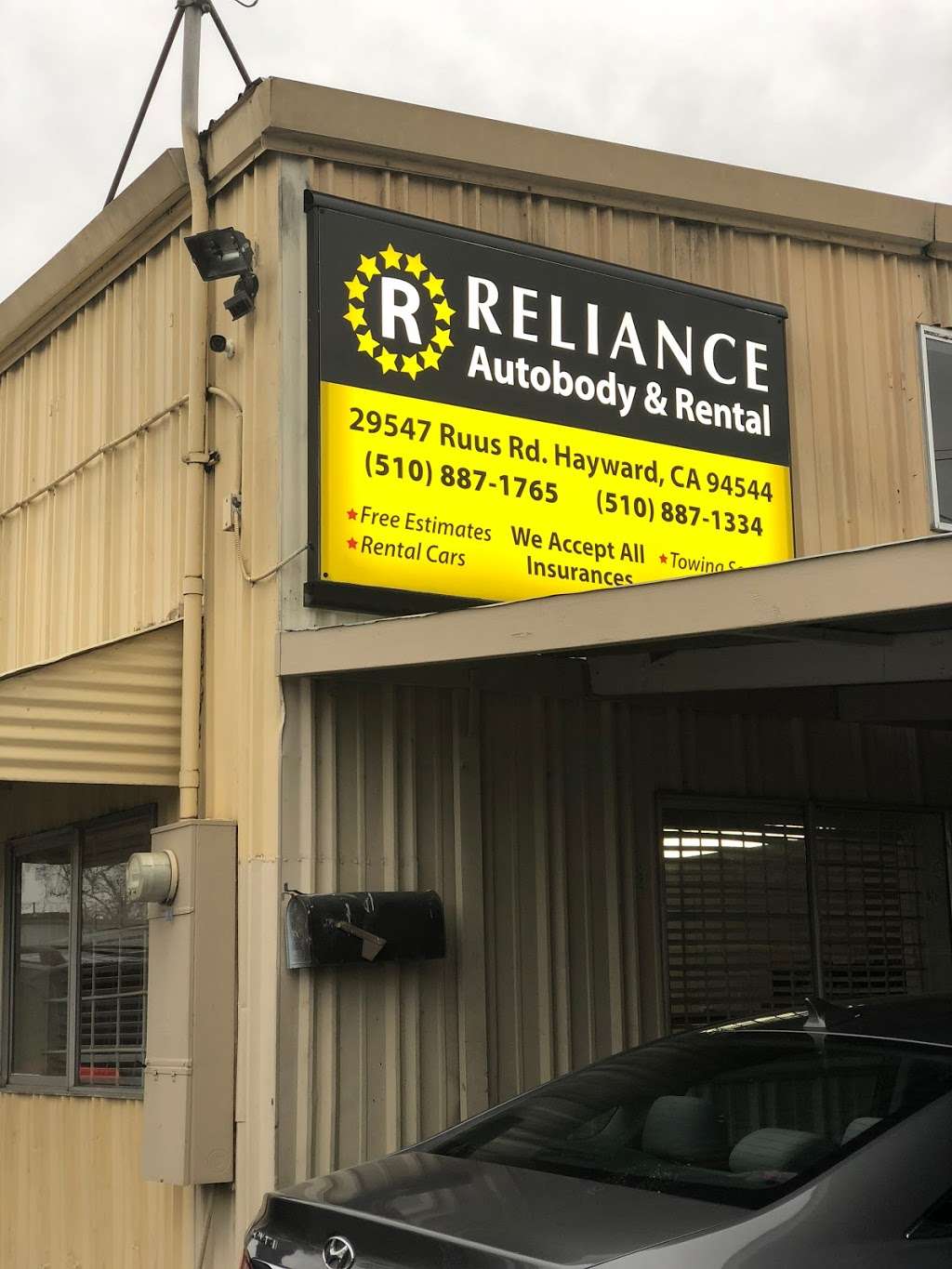 Reliance Autobody and Repair | 29547 Ruus Rd, Hayward, CA 94544, USA | Phone: (510) 887-1765