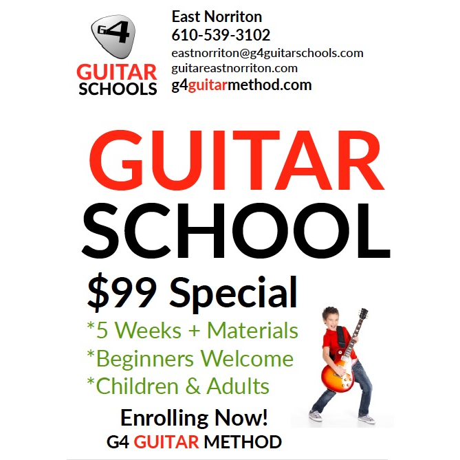 G4 Guitar School East Norriton | 969 Dutch Dr, East Norriton, PA 19403, USA | Phone: (610) 539-3102