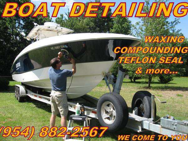 BRILLIANT BOAT DETAILING | 3475 Pinewalk Dr N, Margate, FL 33063 | Phone: (954) 882-2567