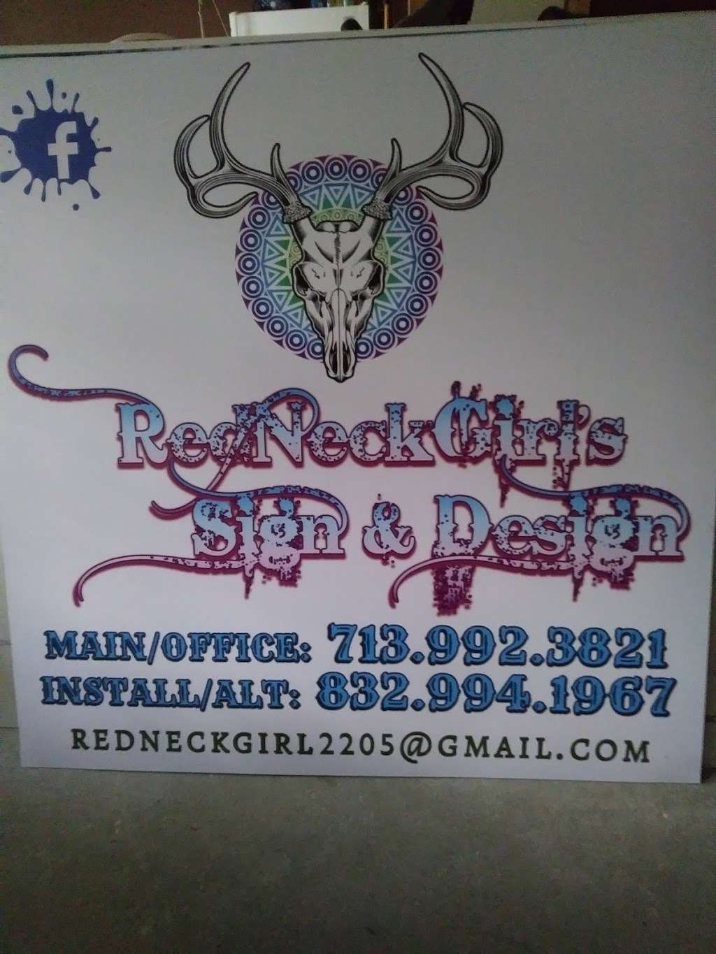 RedNeckGirls Sign & Design | 22450 Oakley Rd, New Caney, TX 77357, USA | Phone: (713) 992-3821
