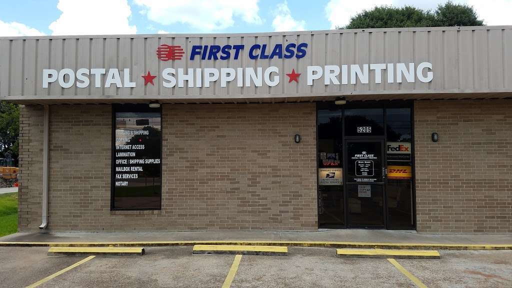 First Class Postal, Shipping & Printing | 5205 Broadway St, Pearland, TX 77581, USA | Phone: (281) 412-2463