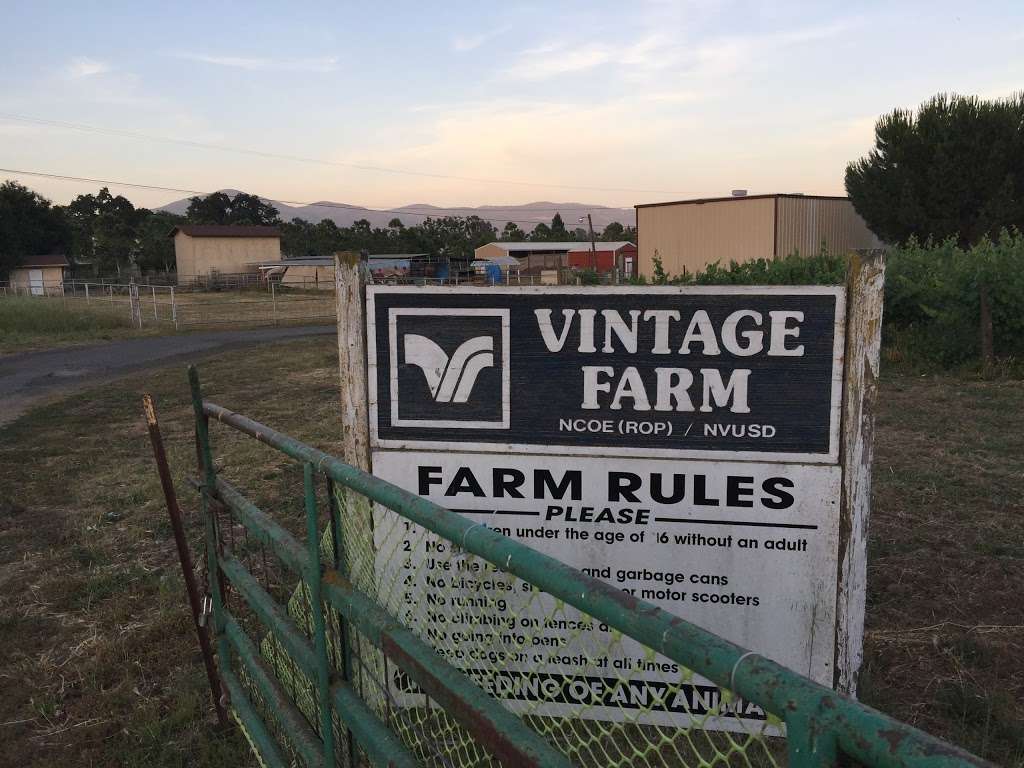 Vintage High School Agri Department | 1185 Sierra Ave, Napa, CA 94558, USA | Phone: (707) 253-6896