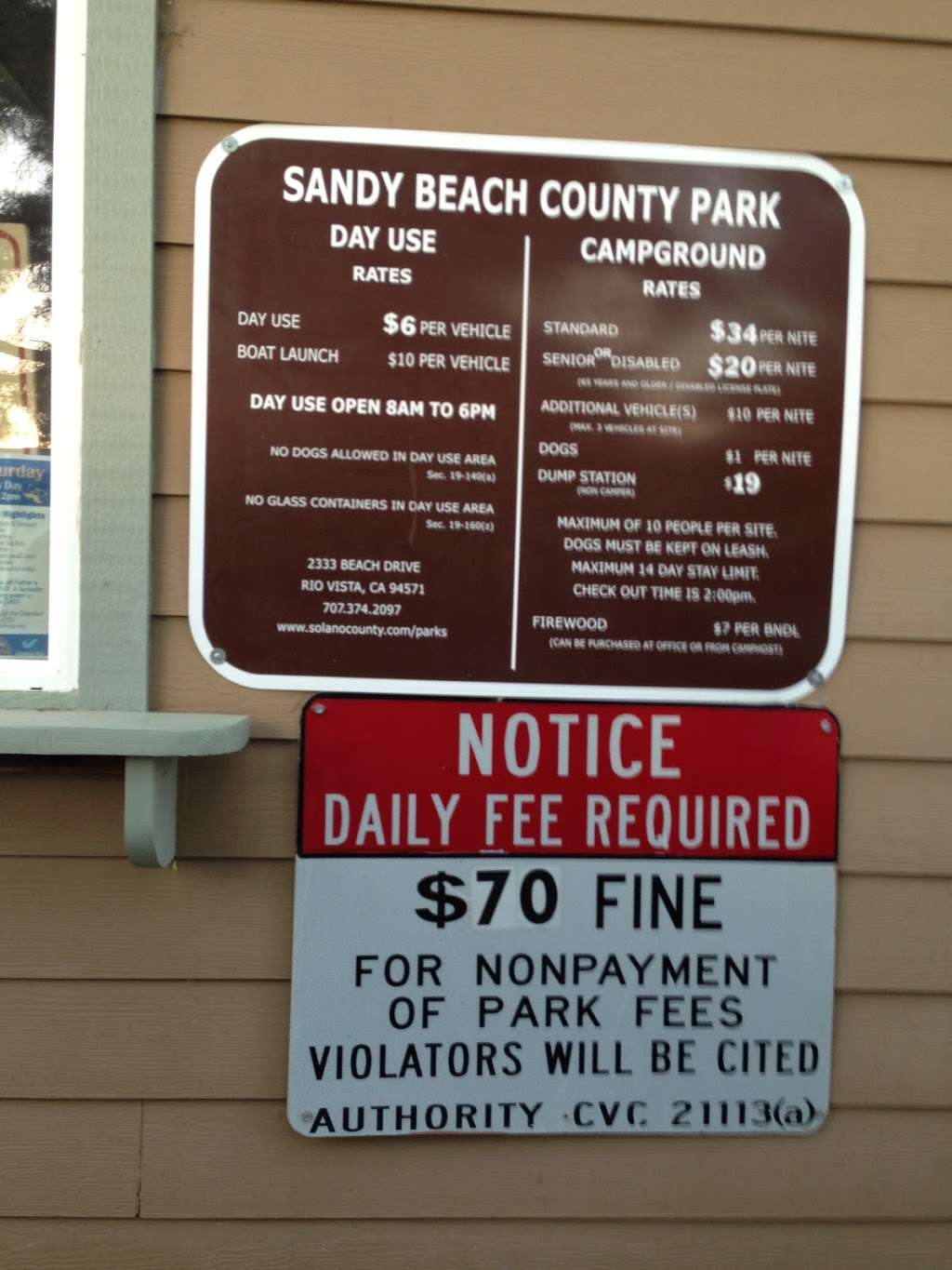 Sandy Beach County Park | 2333 Beach Dr, Rio Vista, CA 94571, USA | Phone: (707) 374-2097