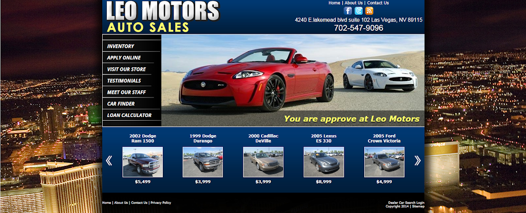 Leo motors | 3735 N Nellis Blvd, Las Vegas, NV 89115 | Phone: (702) 547-9096