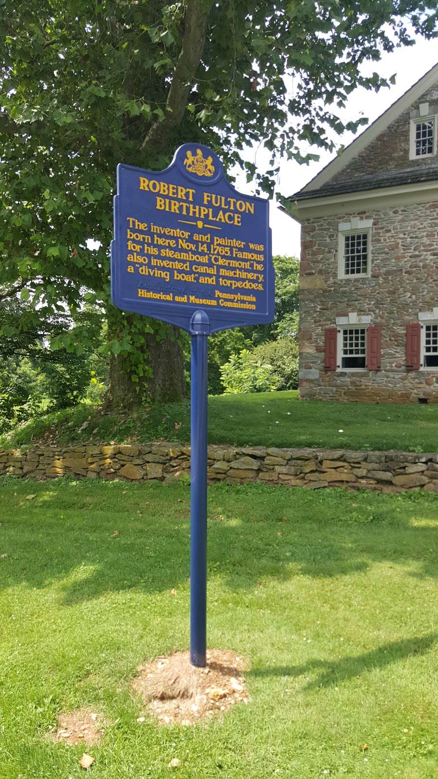 Robert Fulton Birthplace | 1932 Robert Fulton Hwy, Quarryville, PA 17566, USA | Phone: (717) 548-2679