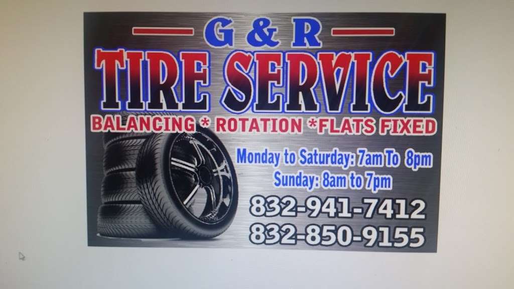 G & R tires service | 8421 Kempwood Dr, Houston, TX 77080 | Phone: (832) 850-9155