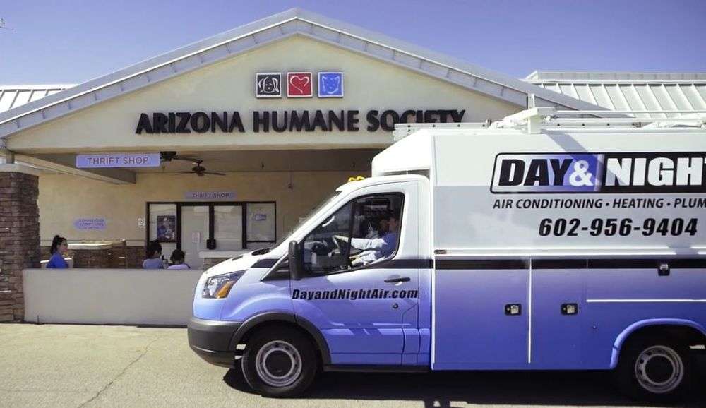 Day & Night Air Conditioning, Heating & Plumbing | 3669 E La Salle St, Phoenix, AZ 85040, USA | Phone: (602) 956-9404