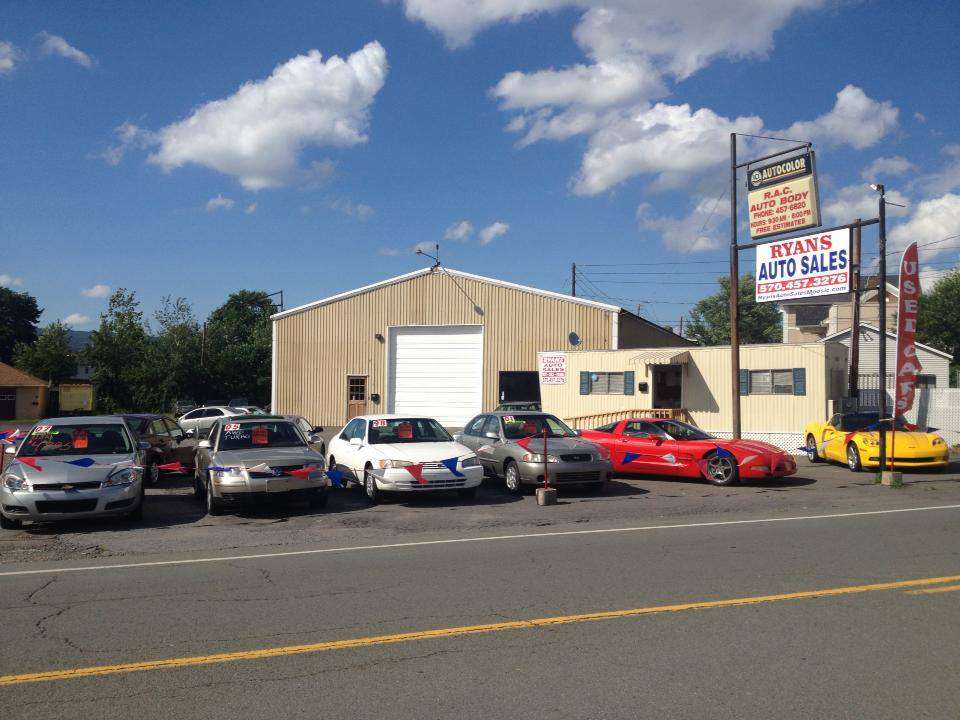 Ryans Auto Sales | 4700 Birney Ave, Moosic, PA 18507, USA | Phone: (570) 457-3276