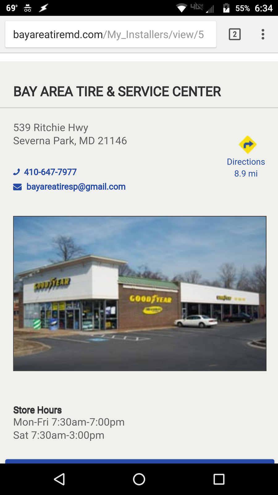 BAY AREA TIRE AND SERVICE | 539 Ritchie Hwy, Severna Park, MD 21146, USA | Phone: (410) 647-7977