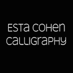 Esta Cohen Calligraphy | 22 Lenroc Dr, White Plains, NY 10607 | Phone: (914) 592-3699