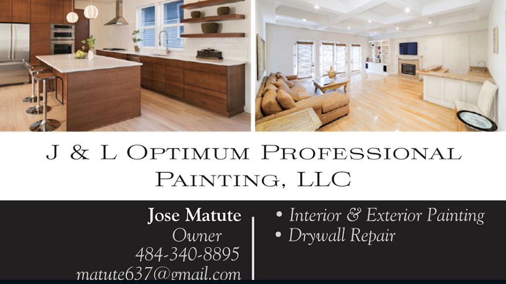 J & L Optimum Professional Painting, LLC | 724 Grier Ave, Elizabeth, NJ 07202, USA | Phone: (484) 340-8895