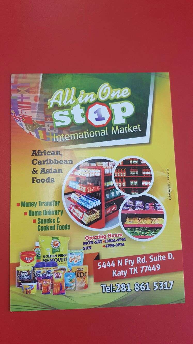 All in One Stop Internatioal Market | 5444 N Fry Rd, Katy, TX 77449, USA | Phone: (281) 861-5317