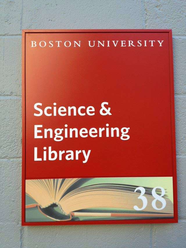 Science and Engineering Library | 38 Cummington Mall, Boston, MA 02215, USA | Phone: (617) 353-3733