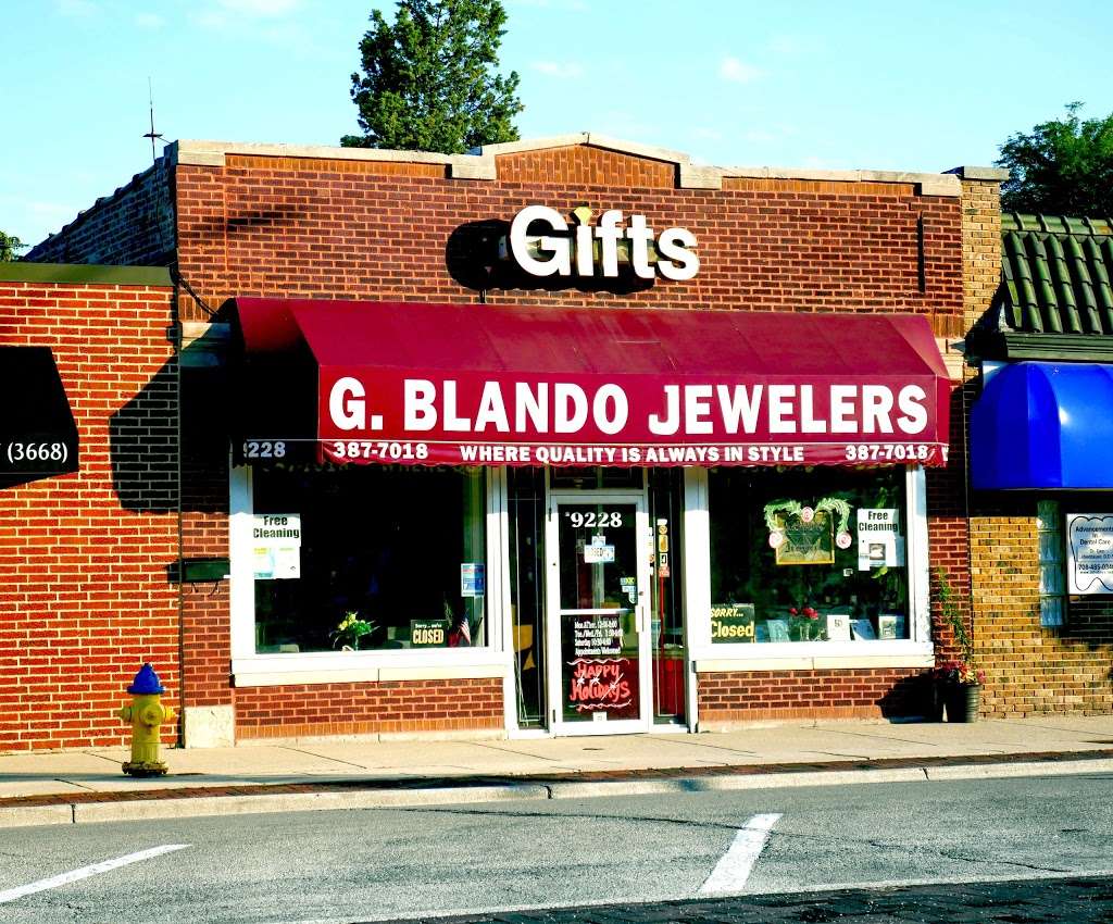 G Blando Jewelers | 9228 Broadway Ave, Brookfield, IL 60513 | Phone: (708) 387-0014