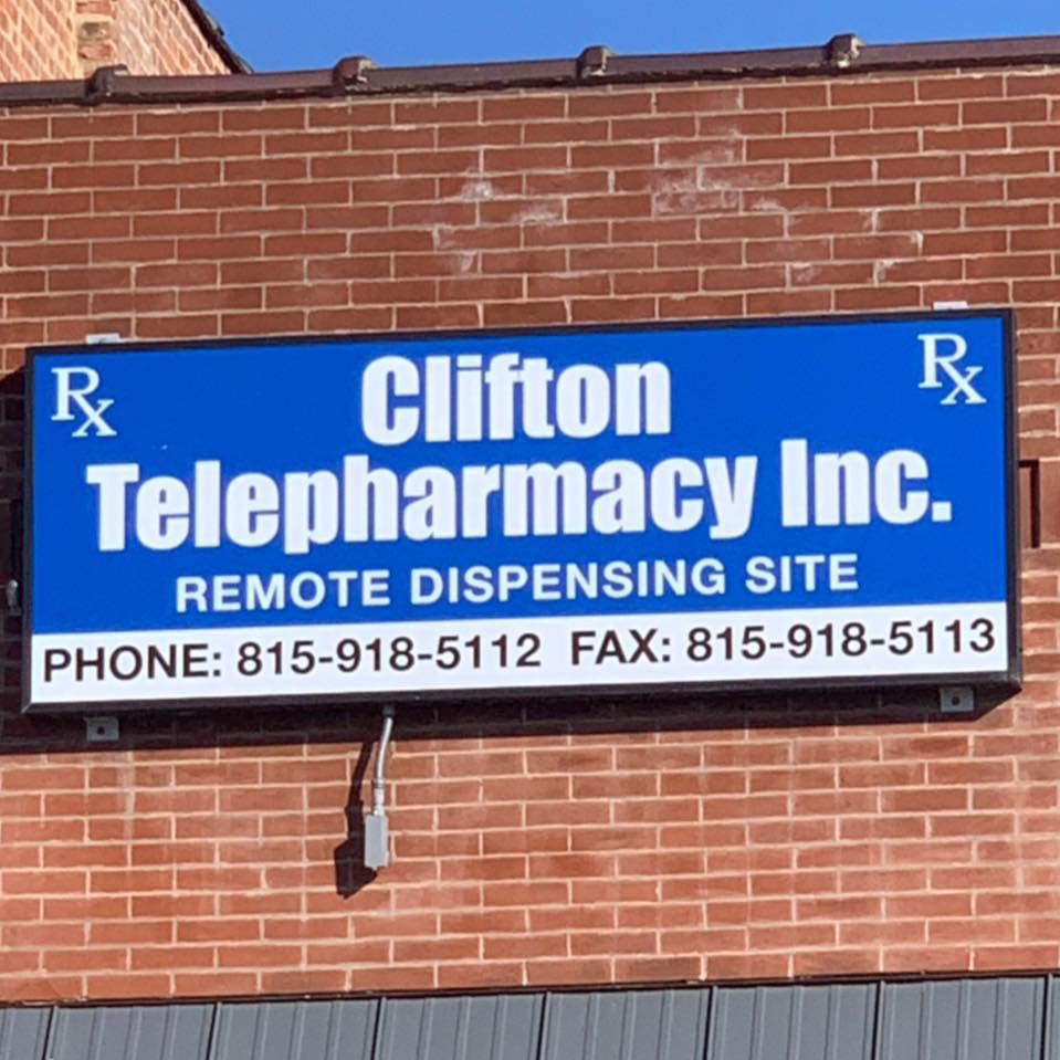 Clifton telepharmacy | 423 S Main St, Clifton, IL 60927, USA | Phone: (815) 918-5112