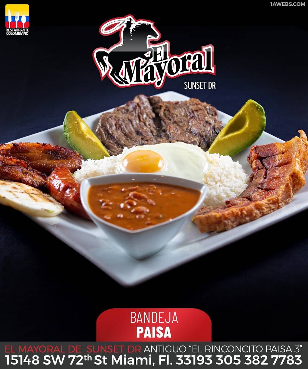 El Mayoral Restaurant Sunset Dr | 15148 SW 72nd St, Miami, FL 33193, USA | Phone: (305) 382-7783