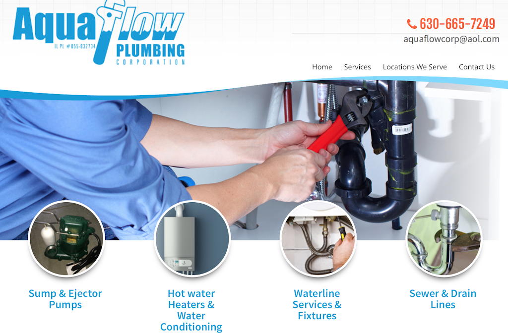 Aqua Flow Plumbing Corporation | 120 Easy St #11, Carol Stream, IL 60188, USA | Phone: (630) 665-7249