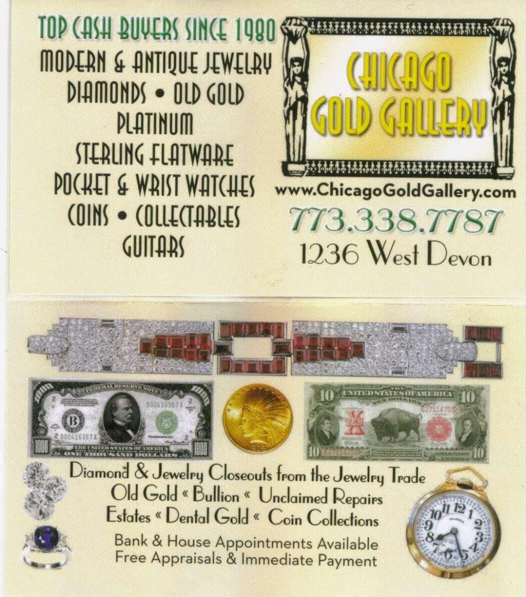 Chicago Gold Gallery | 1236 W Devon Ave, Chicago, IL 60660, USA | Phone: (773) 338-7787