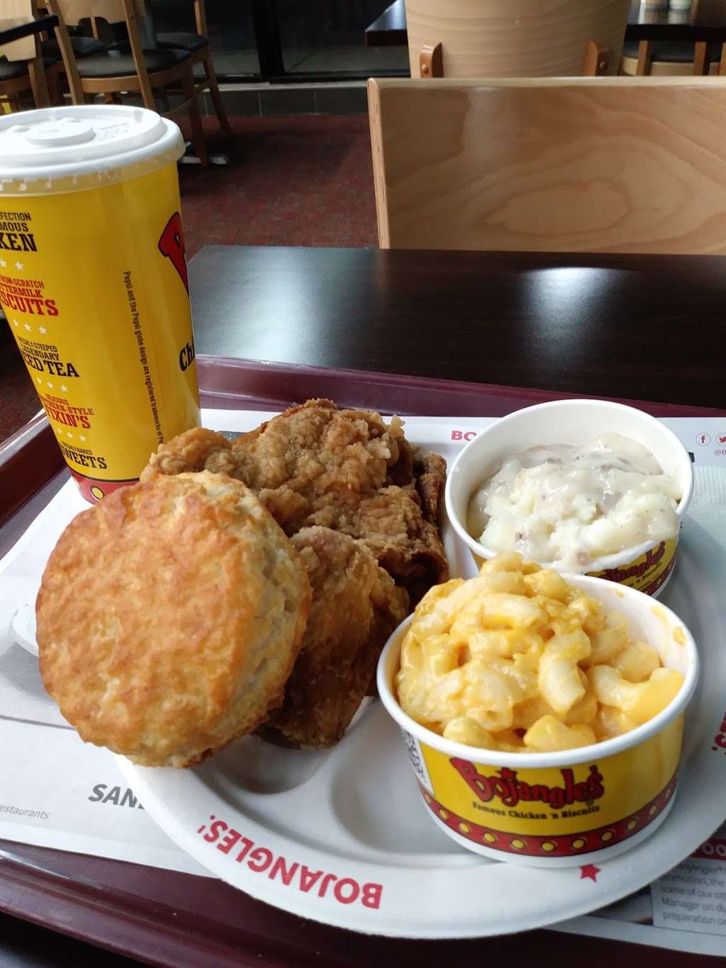 Bojangles Famous Chicken n Biscuits | 1657 Bessemer City Rd, Gastonia, NC 28052, USA | Phone: (704) 865-2644