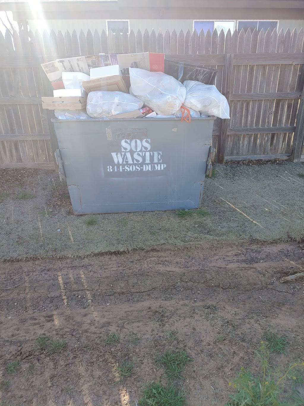 SOS Managed Waste | 1725 N Nashville Ave, Lubbock, TX 79415, USA | Phone: (844) 767-3867