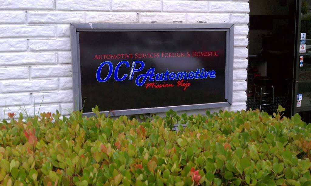 OCP Automotive | 25721 Obrero Dr, Mission Viejo, CA 92691 | Phone: (949) 215-6118