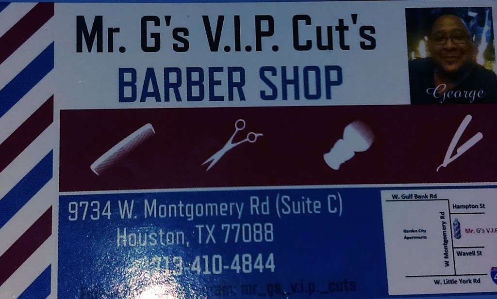 Mr. Gs V.I.P. Cuts | 6314 W Little York Rd, Houston, TX 77091, USA | Phone: (713) 410-4844