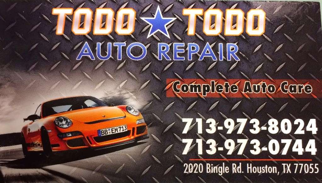 Todo Todo Auto Repair | 2020 Bingle Rd, Houston, TX 77055, USA | Phone: (713) 973-0744