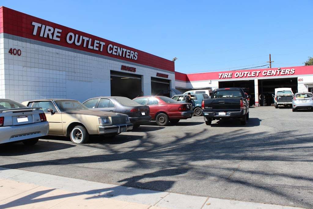 Tire Outlet Centers | 400 W Whittier Blvd, Montebello, CA 90640, USA | Phone: (323) 765-8473